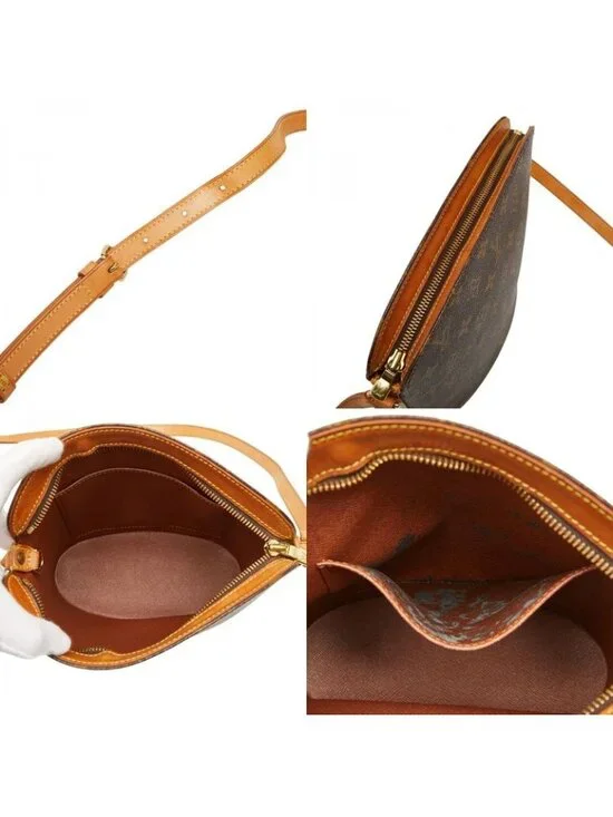 Louis Vuitton Monogram Drew Crossbody Shoulder Bag Brown Leather - Picture 9 of 10